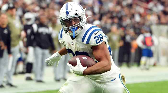 Colts running back Jonathan Taylor